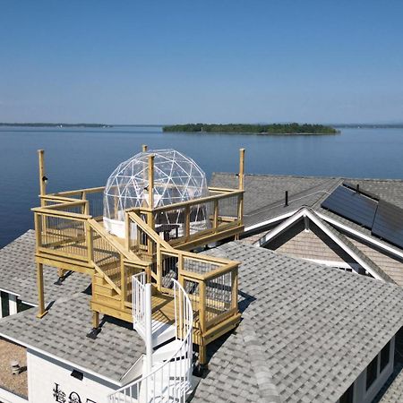 Loza House Adirondack Skydeck Unit Lake Front Apartment Plattsburgh Exterior photo